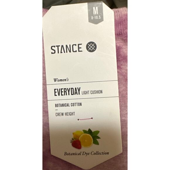 Stance Womens Everyday Light Cushion Crew Socks Botanical Dye Collection Medium - Picture 4 of 4